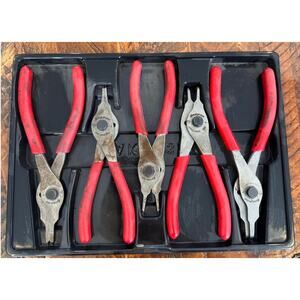 Snap-On Tools PAKTY327 5pc Snap Retaining Pliers Set Automotive Tools